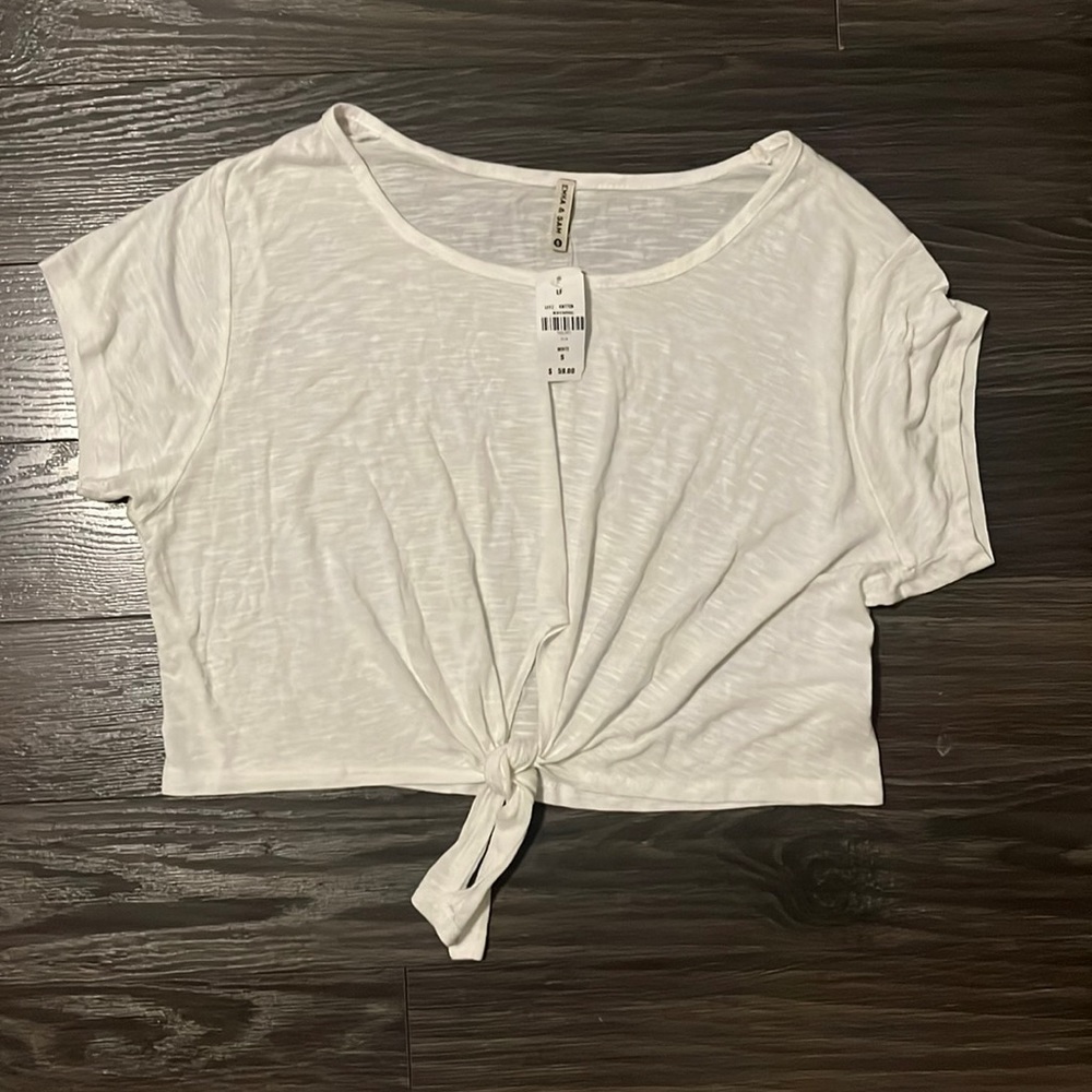 Emma & Sam Front Tie T-shirt